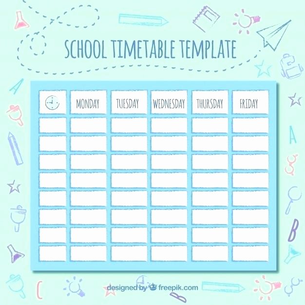 Cute Class Schedule Maker Beautiful Cute Class Schedule Template