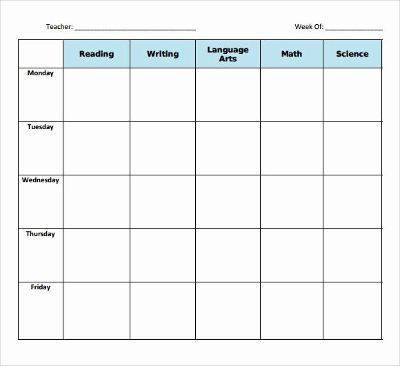 Cute Lesson Plan Template Fresh Best 25 Blank Lesson Plan Template Ideas On Pinterest