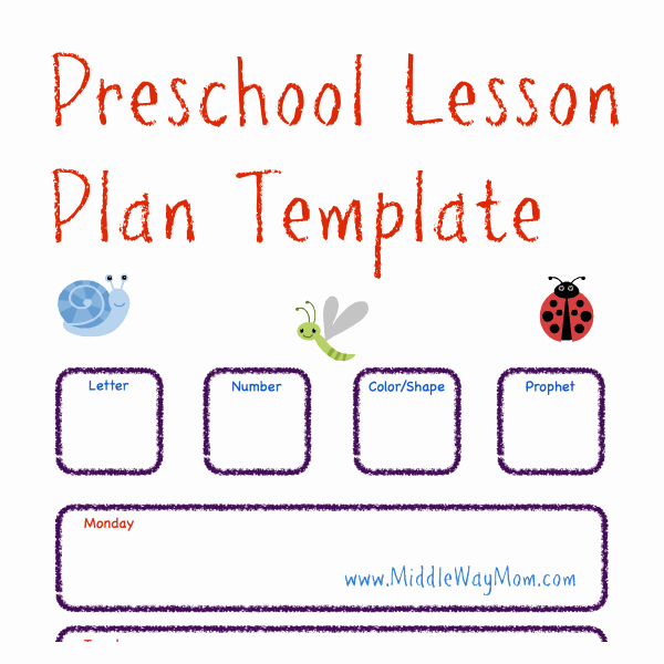 Cute Lesson Plan Template Luxury Make Preschool Lesson Plans to Keep Your Week Ready for