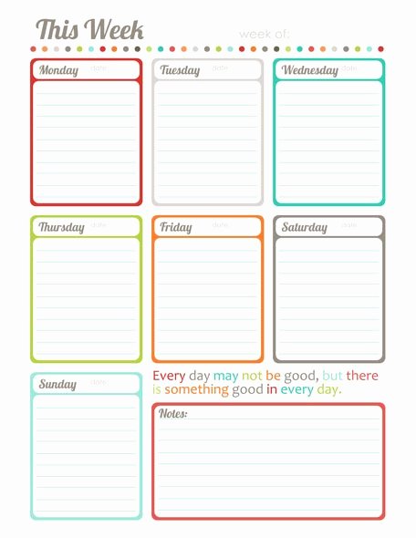 Cute Printable Address Book Beautiful Free Printable &quot;this Week&quot; One Page Calendar Planner by