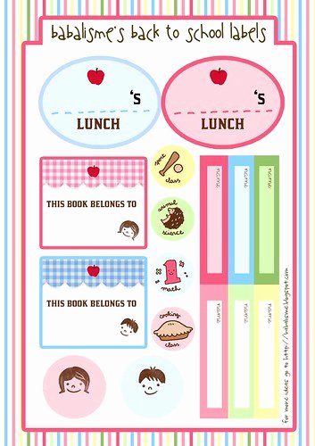 Cute Printable Address Book Lovely Babalisme Back to School Labels