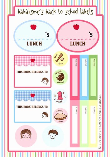 Cute Printable Address Book Lovely Babalisme Back to School Labels