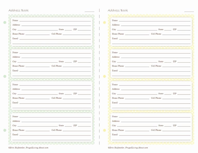 Cute Printable Address Book Unique Use these Printable Address Pages In Your Planner