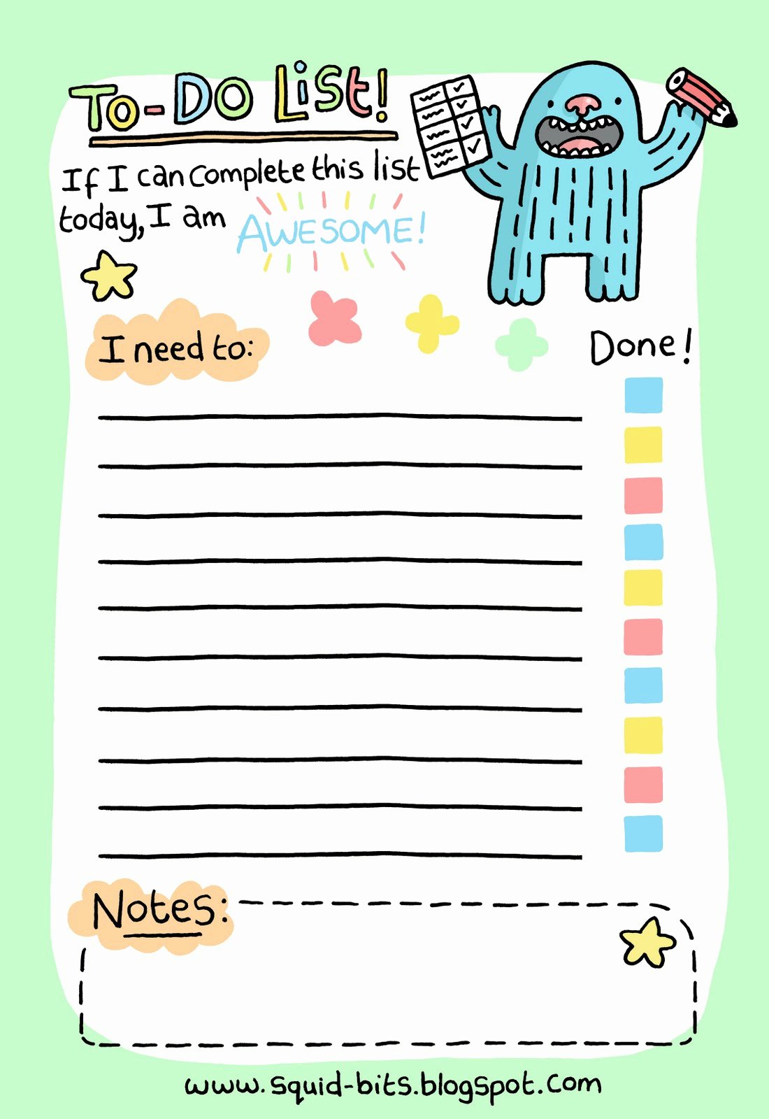 Cute to Do List Template Fresh Day 6 at Nanowrimo – Making A to Do List