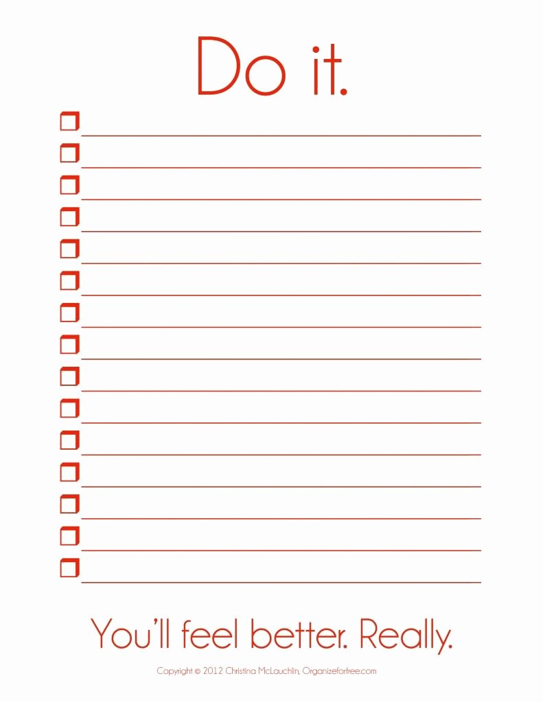 Cute to Do List Template Fresh I so Need This Things to Do Template Pdf