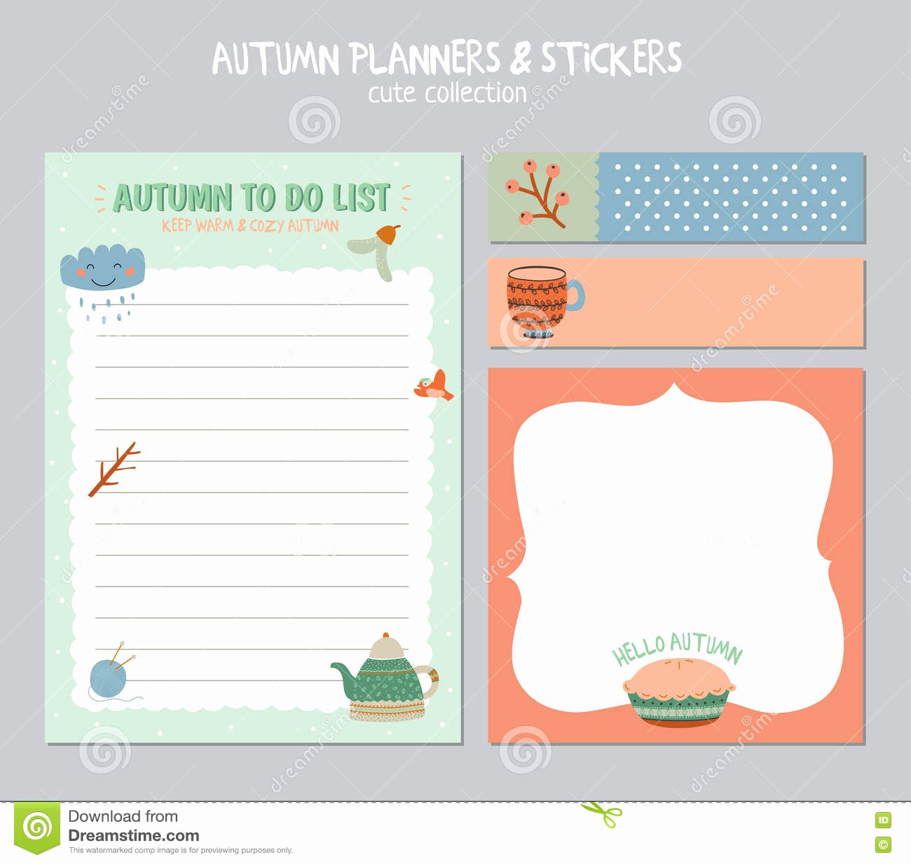 Cute to Do List Template Inspirational Cute Daily Calendar and to Do List Template Stock Vector