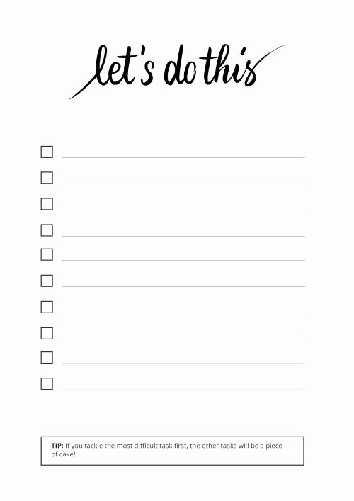 Cute to Do List Template New Best 25 todo List Ideas On Pinterest