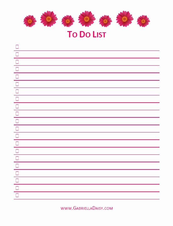 Cute to Do List Template Word Best Of Confessions Of A Paper Crafts Chick to Do List Free