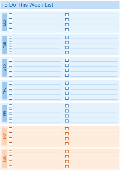 Cute to Do List Template Word Unique Daily to Do List Templates for Excel