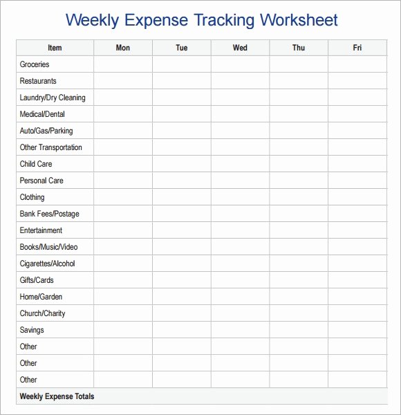 Daily Budget Template Excel Awesome 8 Weekly Bud Samples Pdf Word