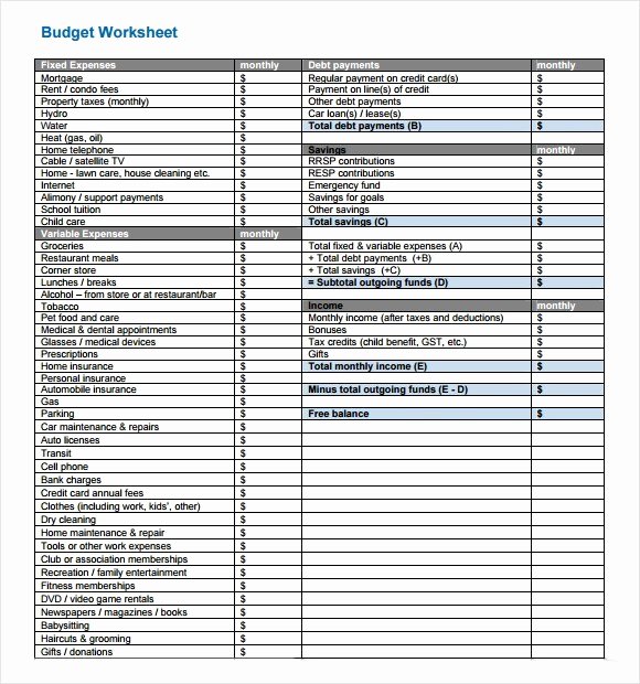 Daily Budget Template Excel Elegant 4 Daily Bud Spreadsheet Templates Excel Xlts