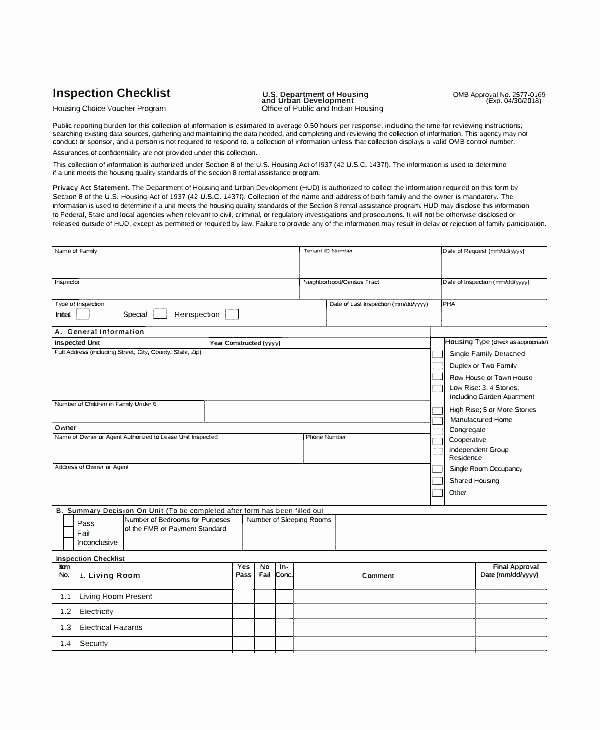 Daily Equipment Inspection form Fresh Equipment Inspection Checklist Template – Jakobsmith