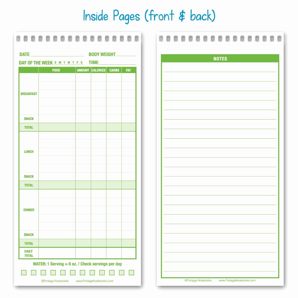 Daily Food Intake Chart New Daily Food Logs Pertamini