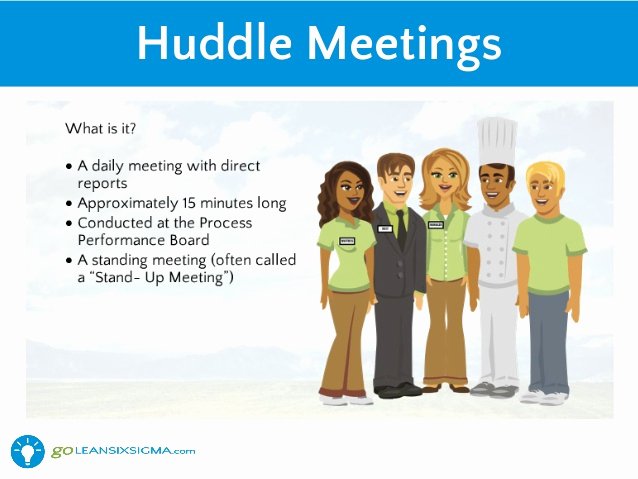 Daily Huddle Template Best Of How Leaders Can Support Lean Using Leader Standard Work