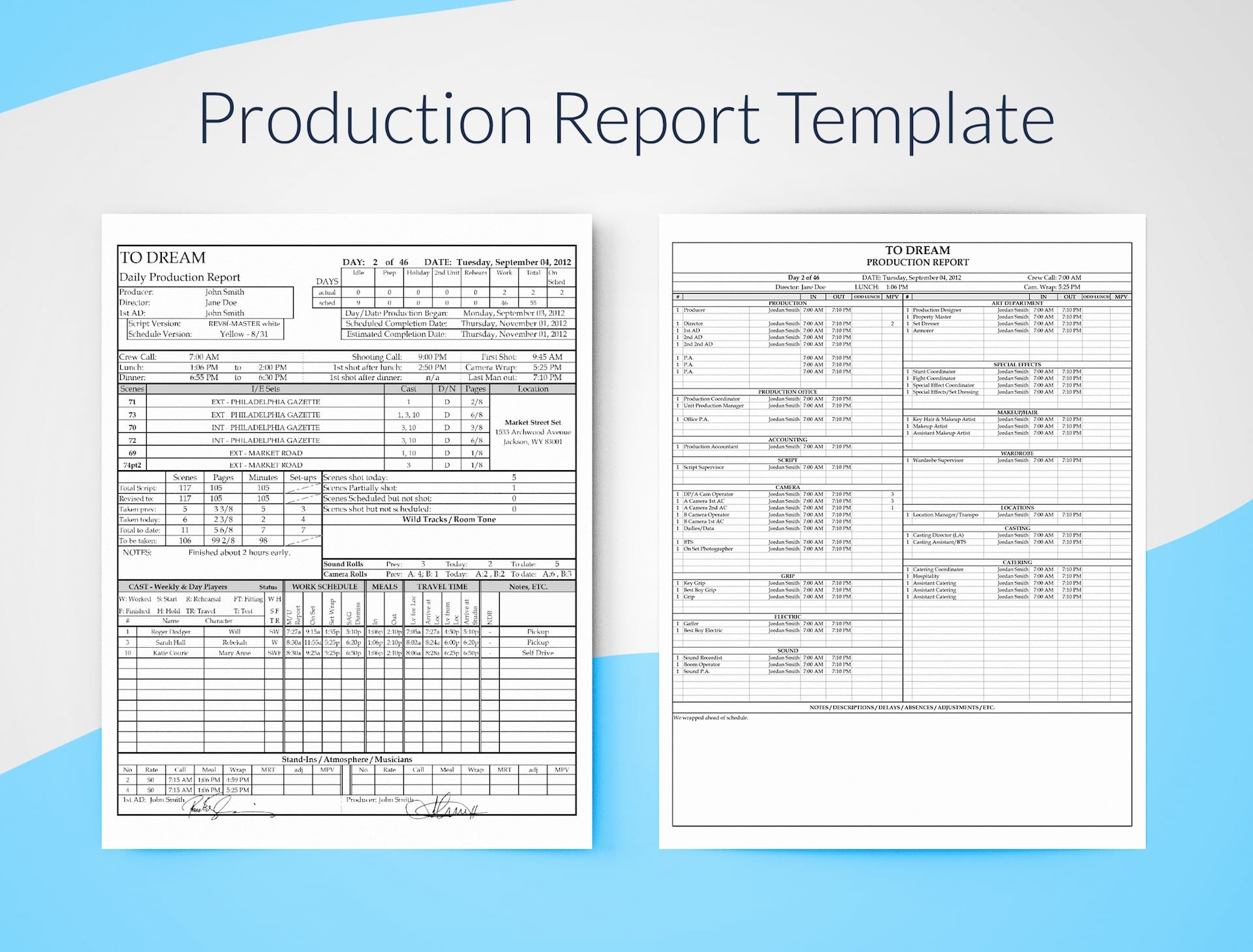 Daily Production Report Template Excel Awesome Daily Production Report Excel Template Free Download