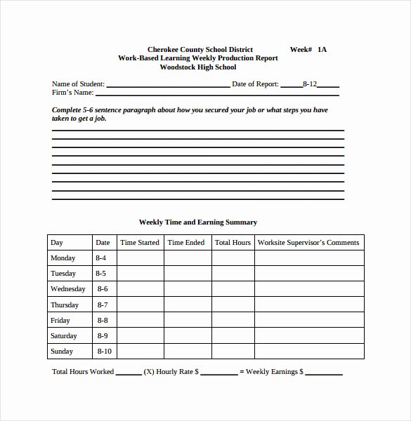 Daily Production Report Template Excel Unique Production Report Template 10 Free Word Pdf Documents