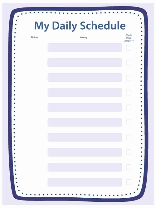 Daily Routine Schedule Template Beautiful 25 Best Ideas About Home School Schedule On Pinterest
