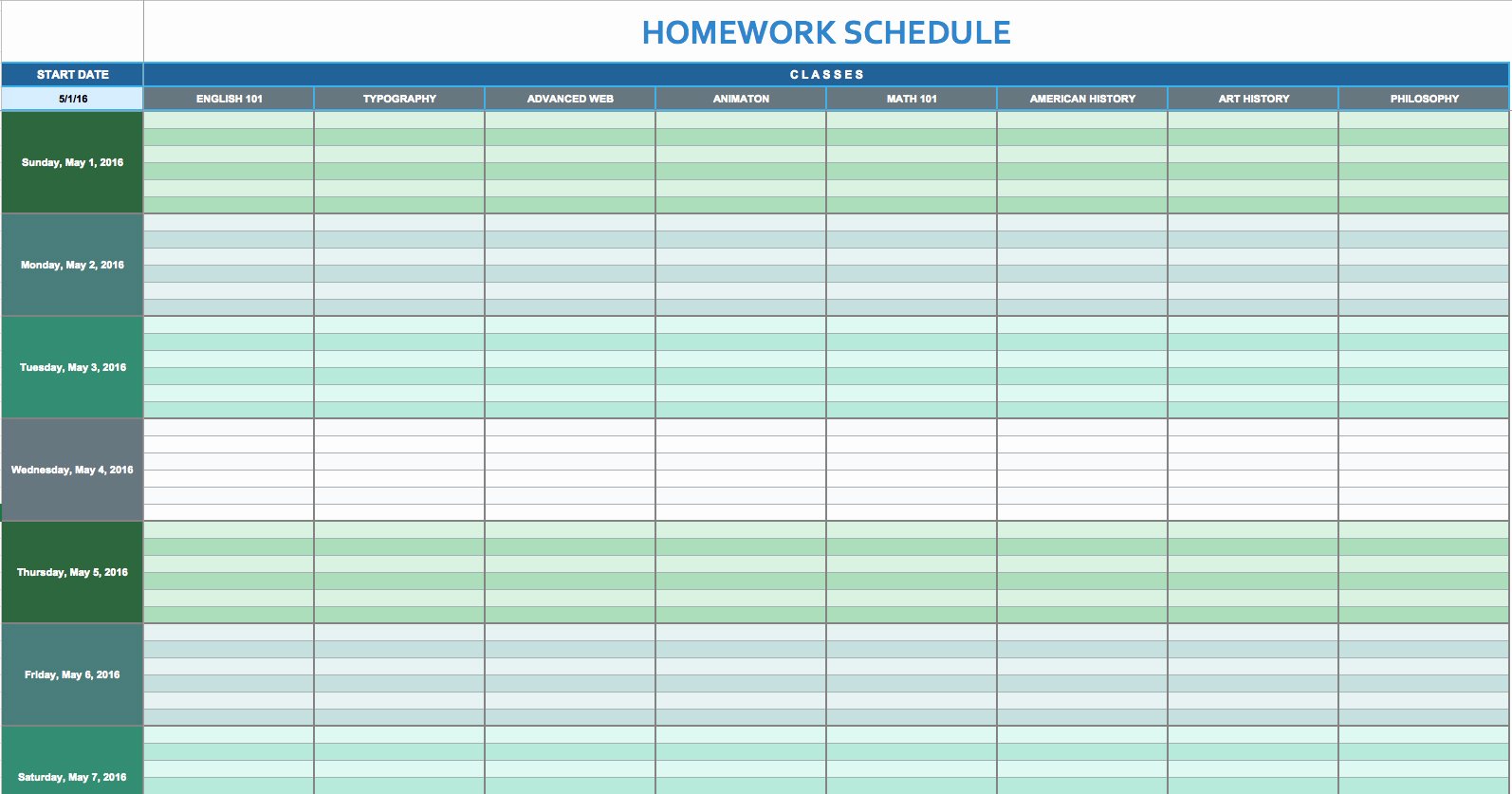 Daily Routine Schedule Template Inspirational Free Daily Schedule Templates for Excel Smartsheet