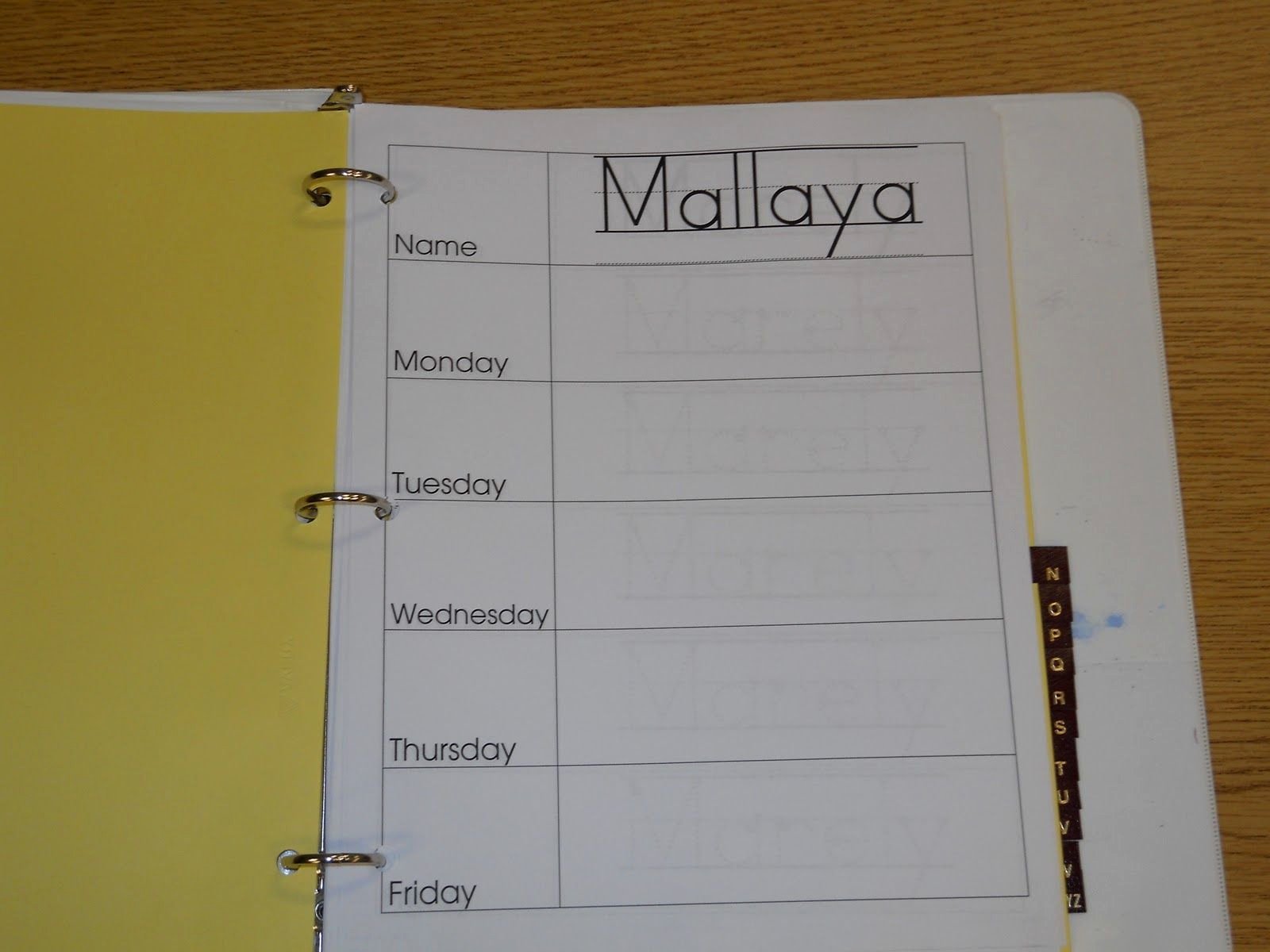 Daily Sign In Sheet for Daycare Beautiful Daily Sign In Binder there S One Page Per Student Per