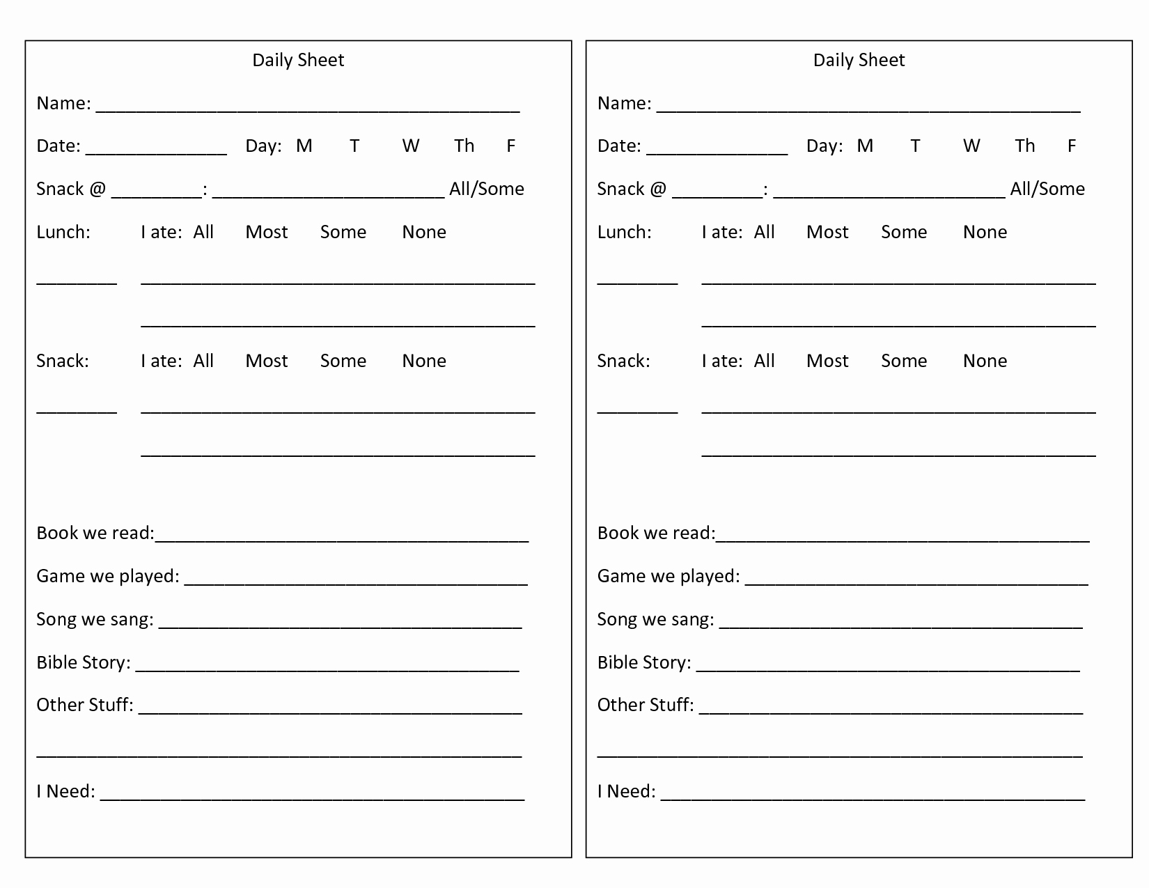 Daily Sign In Sheet for Daycare Inspirational 11 12 Daycare Sign In and Out Sheet