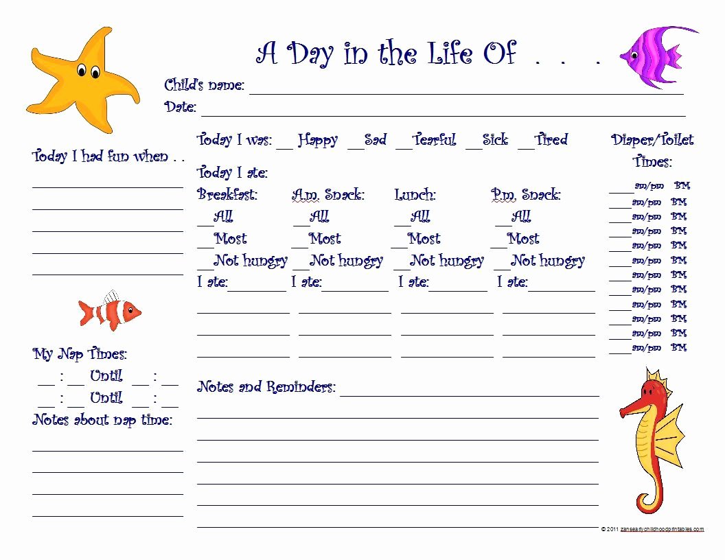 Daily Sign In Sheet for Daycare New Free Printable Preschool Progress Reports