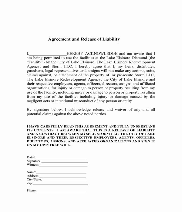 Damage Waiver form Fresh Damage Waiver form Tulumsender