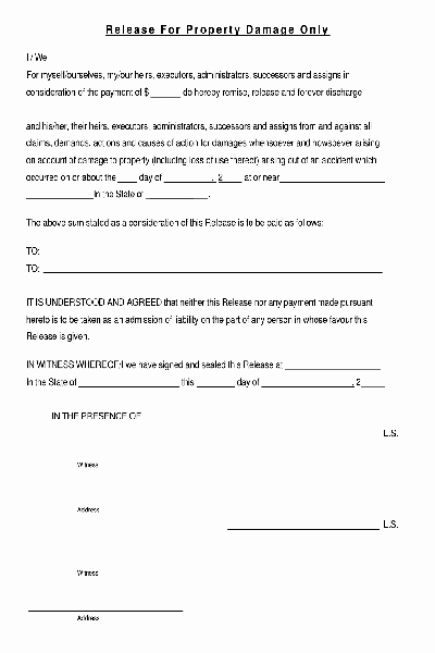 Damage Waiver form Inspirational Fill Any Pdf Free forms for General Page 1