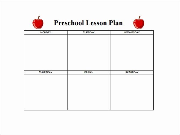 Daycare Business Plan Template Free Download Fresh Preschool Lesson Plan Template 11 Free Pdf Doc Download