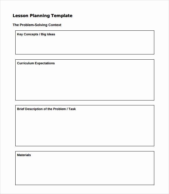 Daycare Lesson Plan Template Inspirational Preschool Lesson Plan Template 10 Download Free