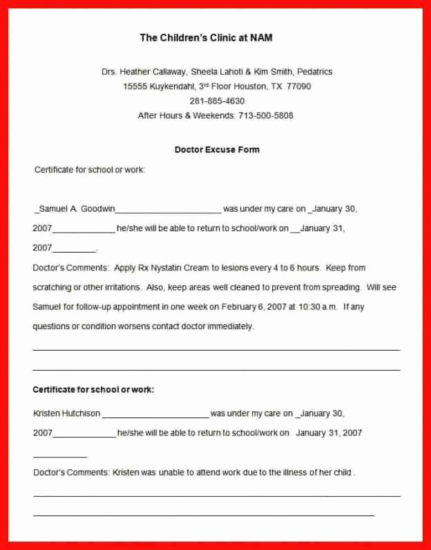 Dental Excuse Note Beautiful Dental Excuse Note Sample