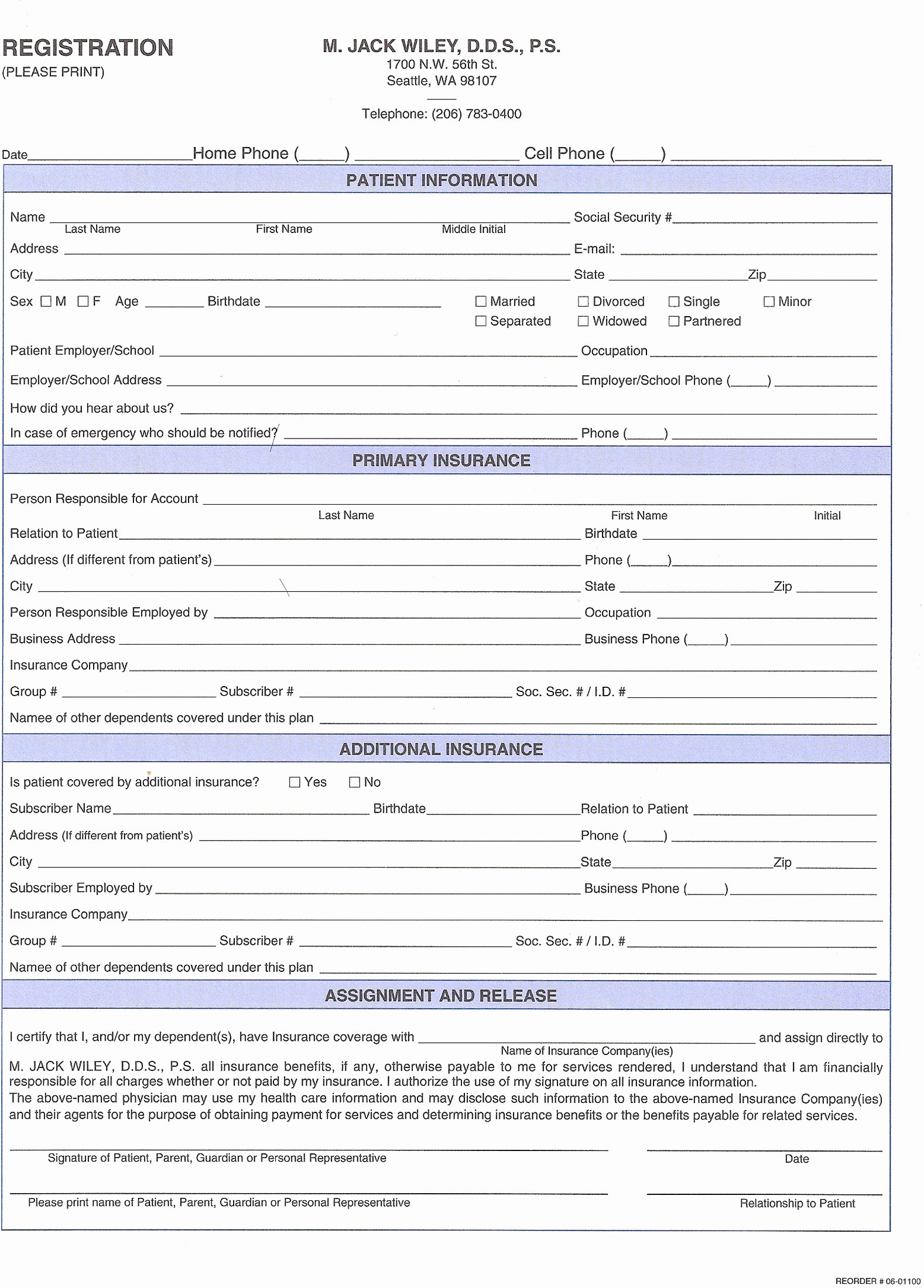 Dental Patient forms Template Inspirational 27 Of Dental New Patient forms Template