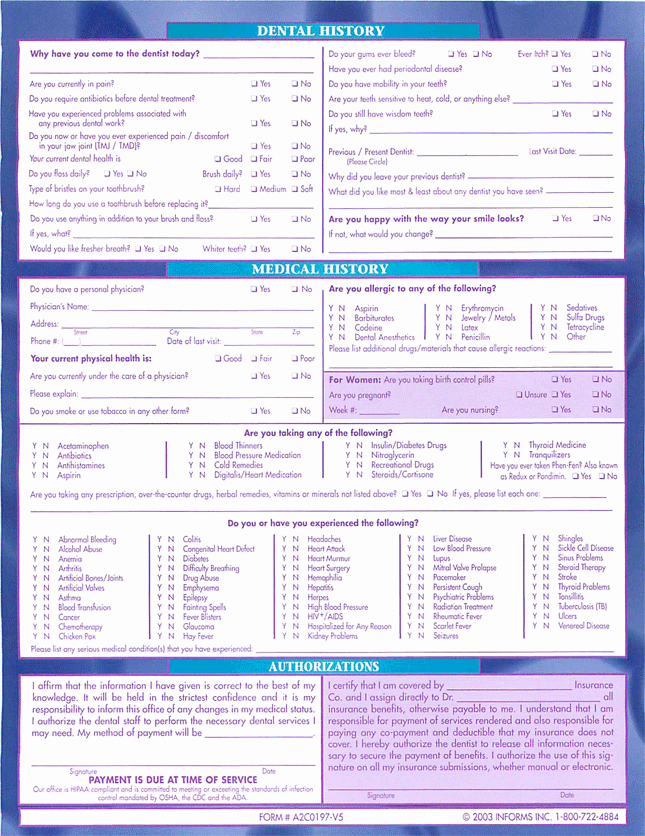 Dental Patient forms Template New 27 Of Dental New Patient forms Template