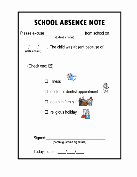 Dentist Excuse Letter for School Fresh the School Excuse