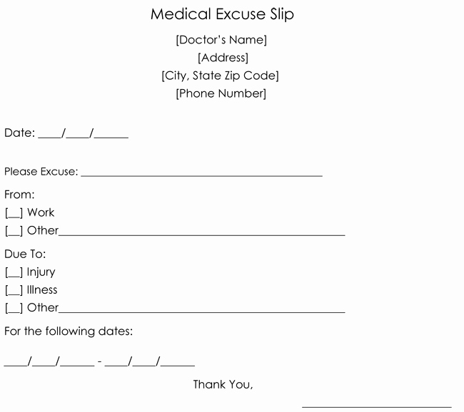 Dentist Excuse Template Best Of Doctors Note Template 10 Professional Samples to Create