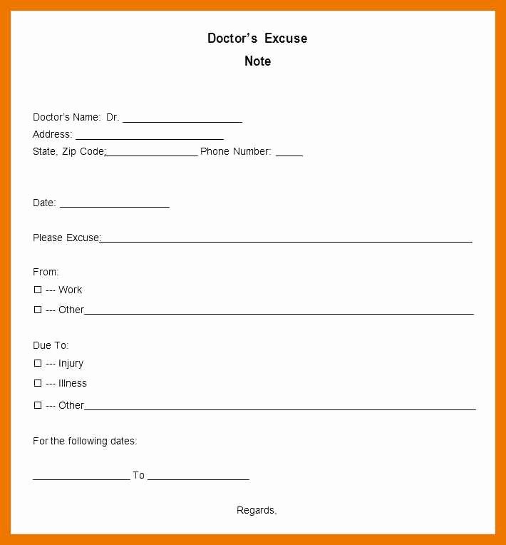 Dentist Excuse Template Lovely 1 2 Dentist Excuse Note for School