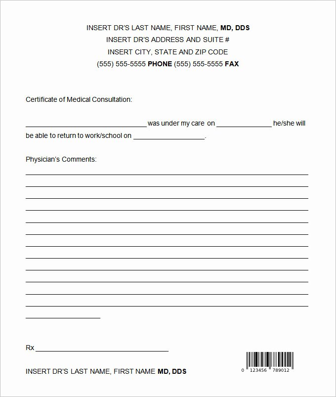 Dentist Excuse Template New 22 Doctors Note Templates Free Sample Example format