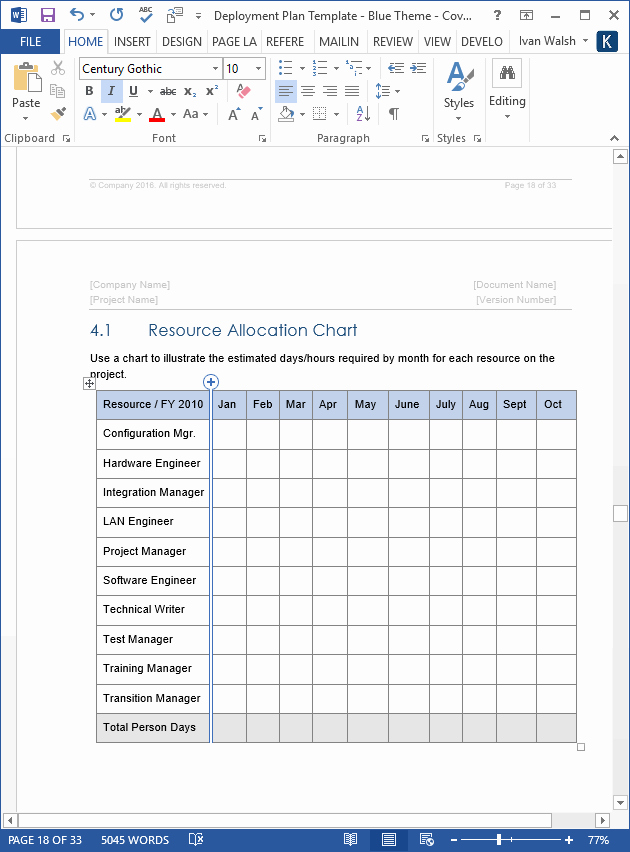 Deployment Plan Project Management Beautiful Deployment Plan Template – Download 28 Page Ms Word Sample