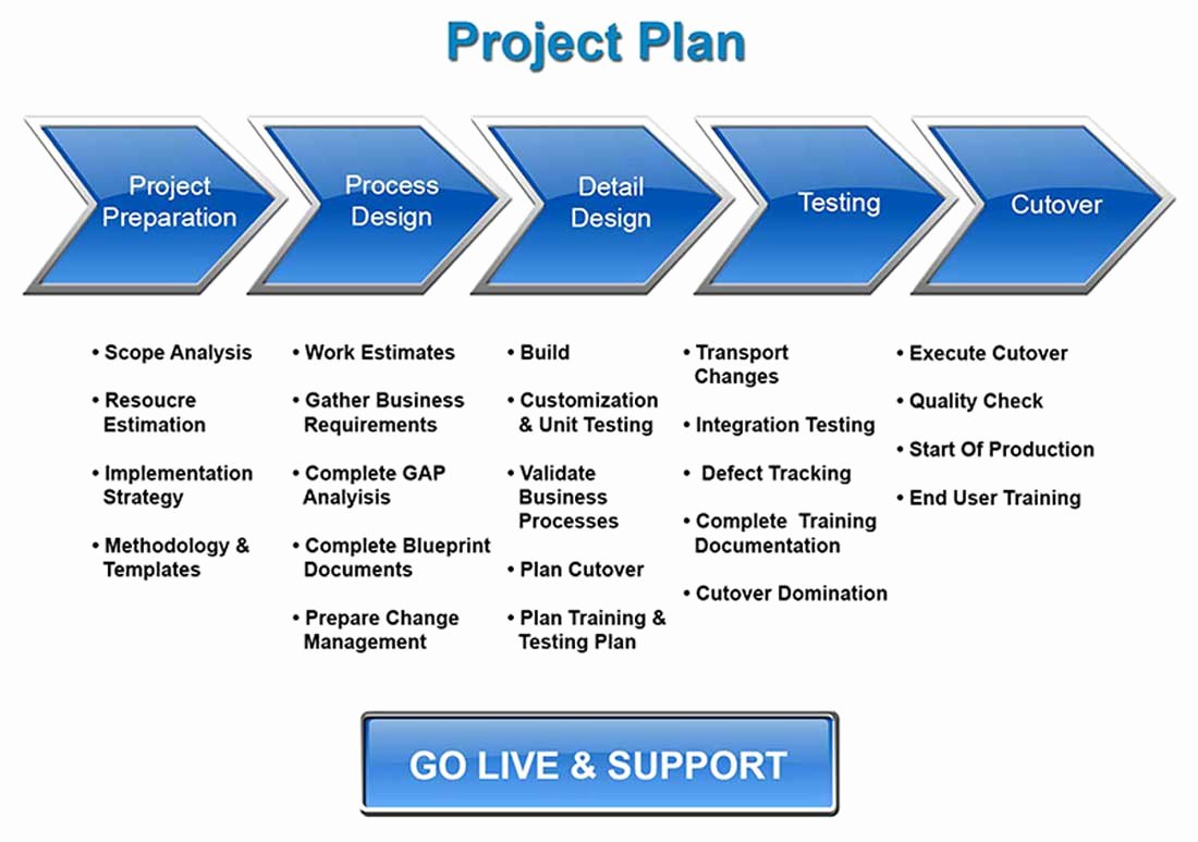 Deployment Plan Project Management Lovely Sap Implementation &amp; Migration