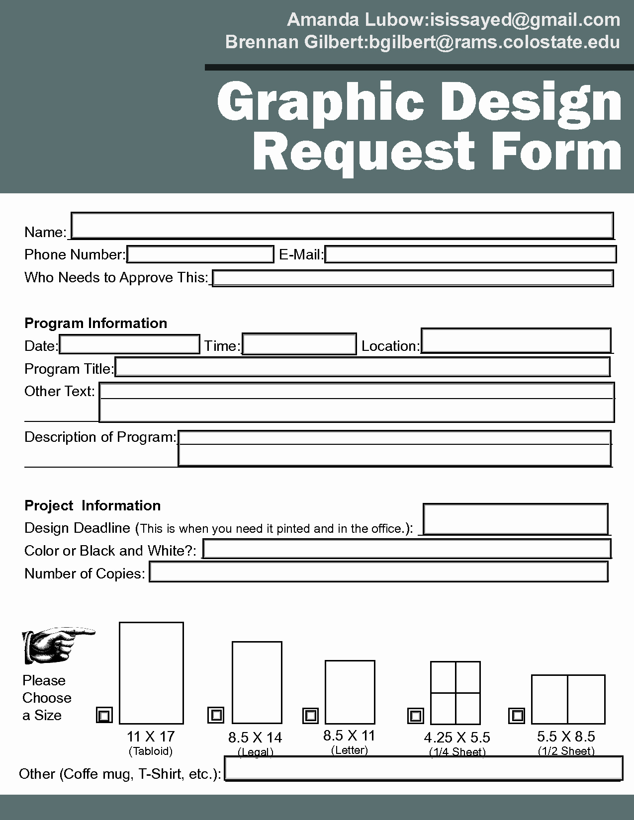 Design Request form Template Inspirational Graphic Design Contract Template