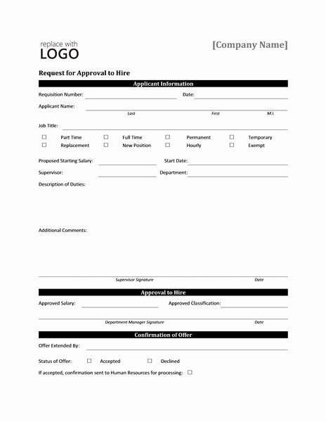 Design Request form Template Luxury Job Work Hire Approval Request form Templates Microsoft