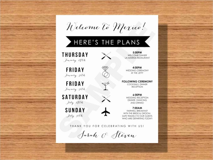 Destination Wedding Itinerary Template New 44 Wedding Itinerary Templates Doc Pdf Psd