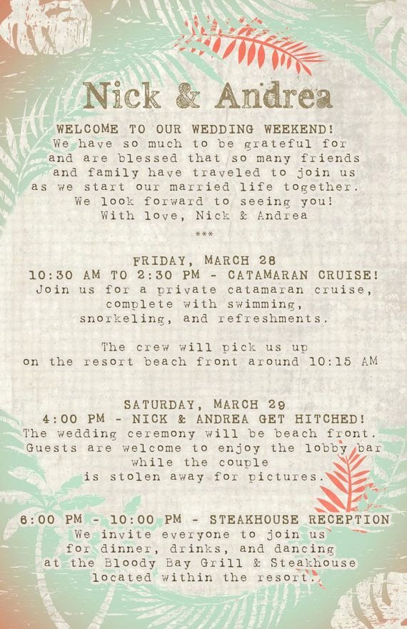 Destination Wedding Itinerary Template New Best 25 Save the Date Wording Ideas On Pinterest