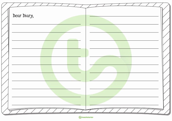 Diary Entry Template Word Fresh Dear Diary Writing Template Ks2 U2013 Gardensbymaryve Day