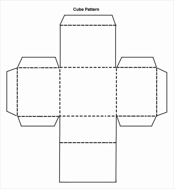 Dice Template Pdf Beautiful 9 Sample Cube Templates