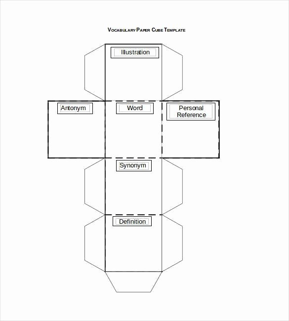 Dice Template Pdf Elegant 18 Paper Cube Templates Pdf Doc