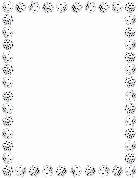 Dice Template Pdf Lovely Printable Dice Border Free Gif Jpg Pdf and Png