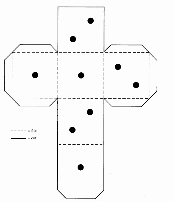 Dice Template Pdf Unique Pin Dice Cut Outs On Pinterest