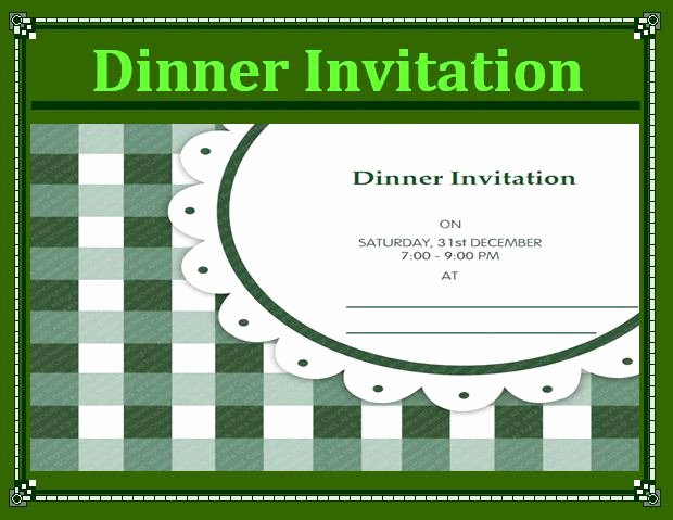 Dinner Invite Template Word Fresh Free Word Templates Part 2