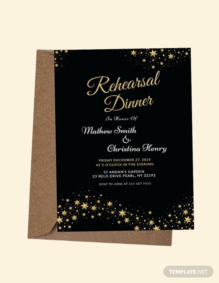 Dinner Invite Template Word New Free Rehearsal Dinner Party Invitation Template Download