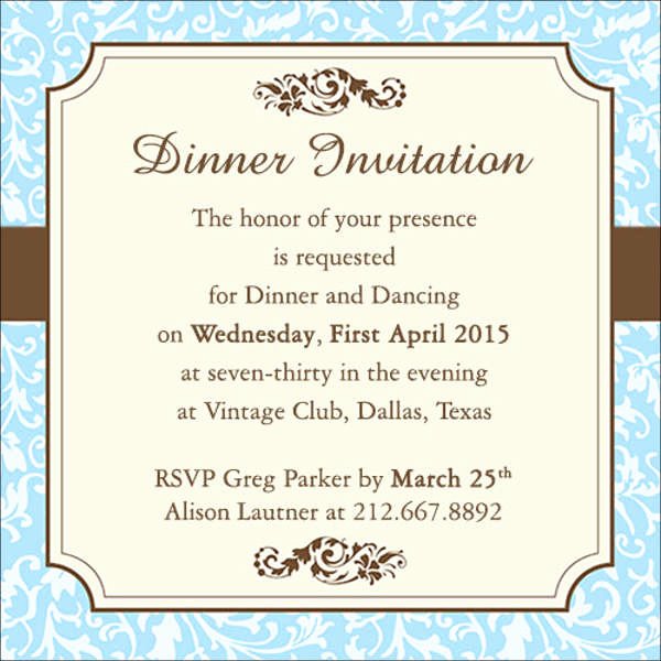 Dinner Invite Template Word Unique 11 Work Dinner Invitations Word Psd Publisher